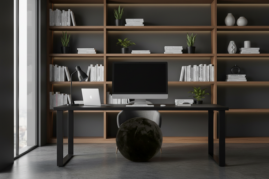 Yoga Ball Faux Chinchilla Cover