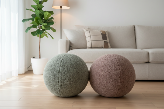 Yoga Ball Faux Lamb Cover