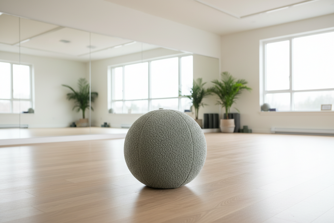 Yoga Ball Faux Lamb Cover