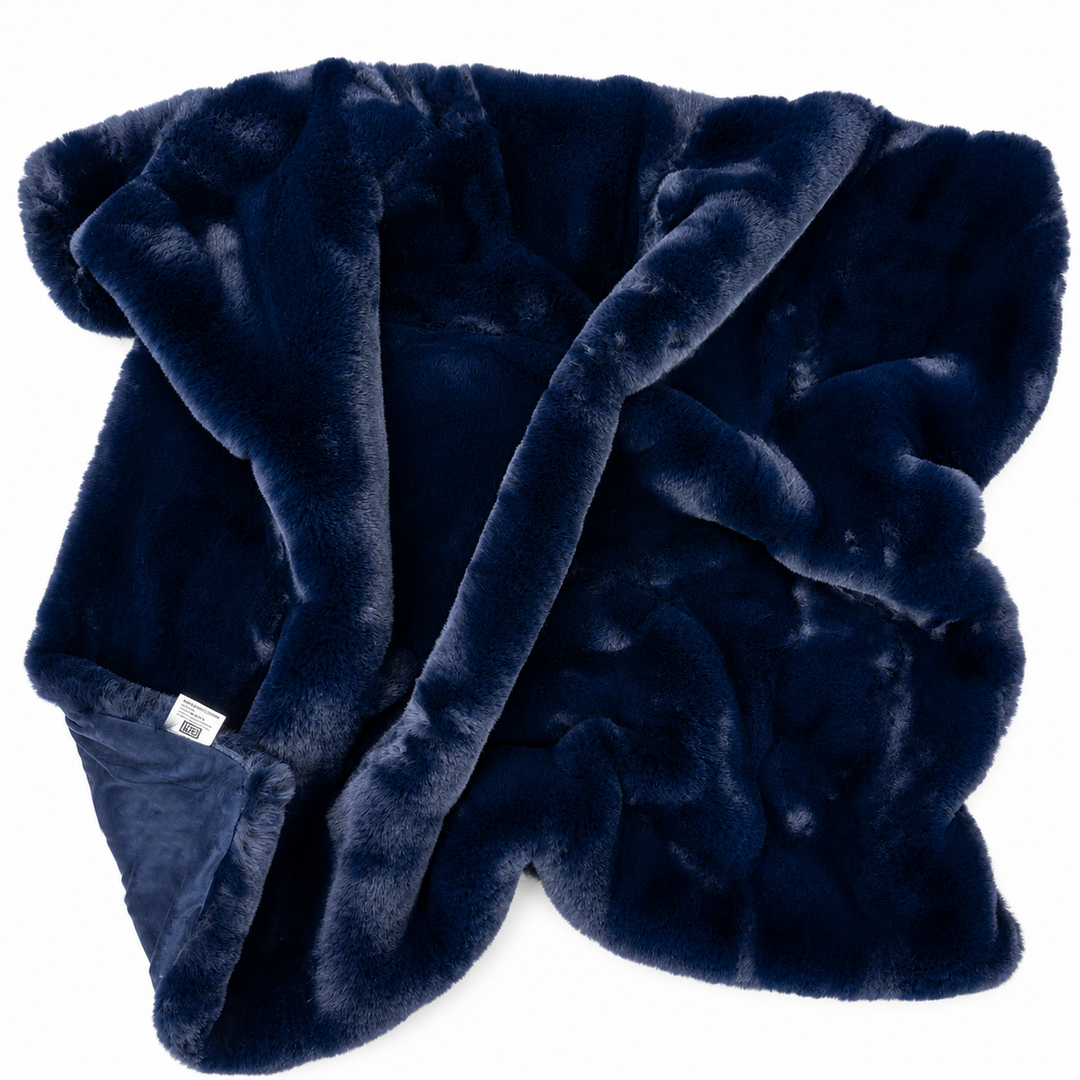 Chinchilla Feel Faux Fur Throw/Blanket