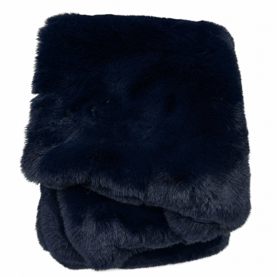 Chinchilla Feel Faux Fur Throw/Blanket