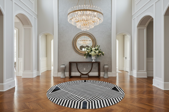 Patchwork Cowhide PCH352 Round