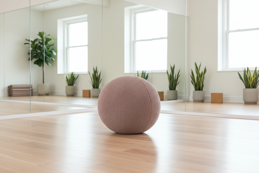 Yoga Ball Faux Lamb Cover