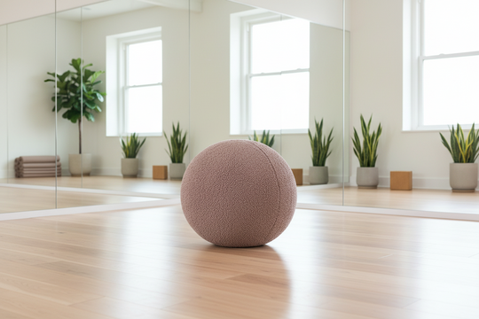 Yoga Ball Faux Lamb Cover