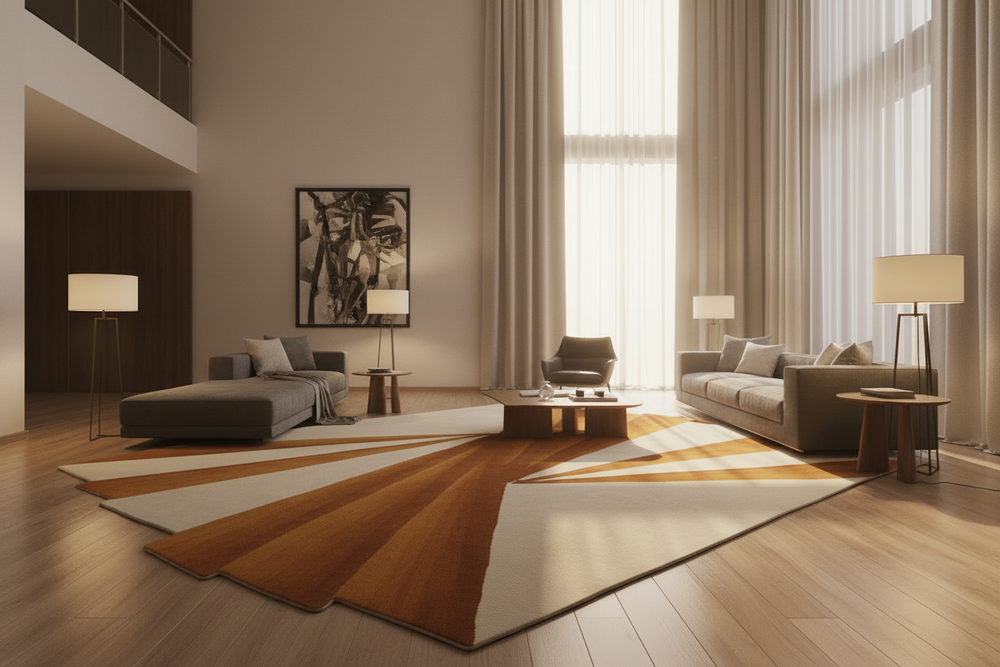 Beluga Tufted Design 40 Ivory Gold