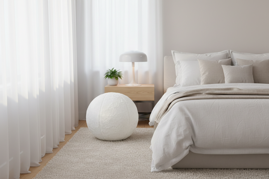 Yoga Ball Faux Chinchilla Cover