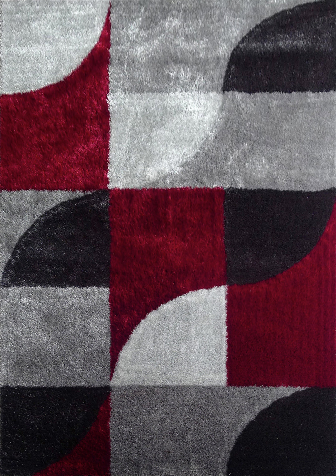 Vibrant Hand Tufted Modern Shag Lola 13 Area Rug by Rug Factory Plus - Rug Factory Plus