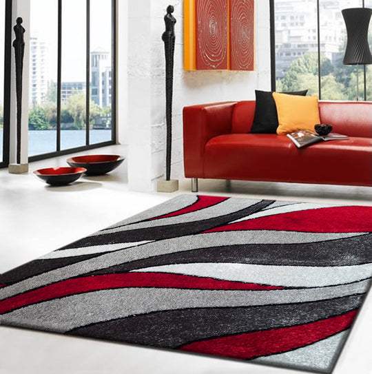 Vibrant Hand Tufted Modern Shag Lola 16 Area Rug by Rug Factory Plus - Rug Factory Plus