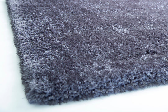 Shaggy Viscose Solid Gray