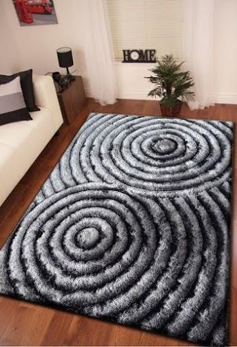 Soft Three Dimensional Polyester Viscose Hand Tufted 3D 313 Shag Area Rug by Rug Factory Plus - Rug Factory Plus