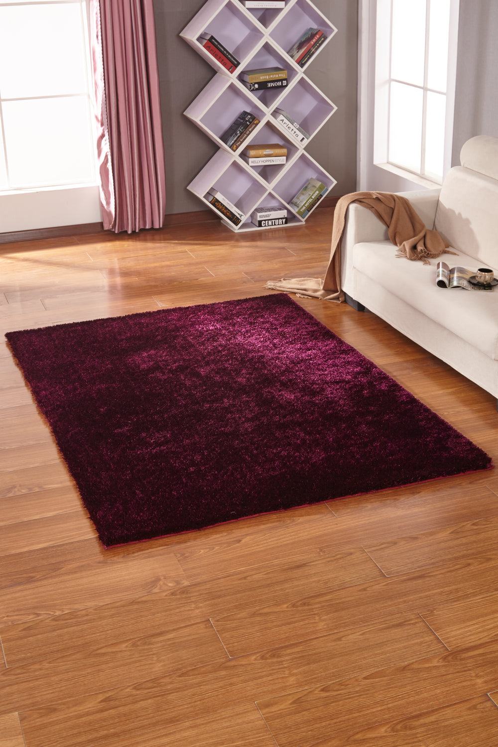 Soft Handmade Vibrant Plush Modern Amore Shag Area Rugs by Rug Factory Plus - Rug Factory Plus