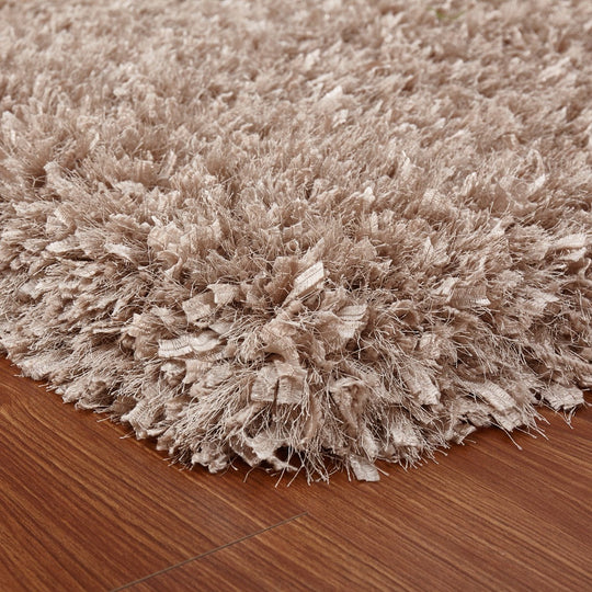 Modern Multi-textural Appx. 3" High Pile Crystal Shag Area Rug by Rug Factory Plus - Rug Factory Plus