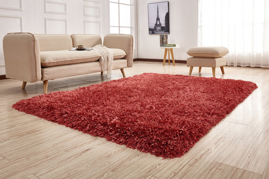 Modern Multi-textural Appx. 3" High Pile Crystal Shag Area Rug by Rug Factory Plus - Rug Factory Plus