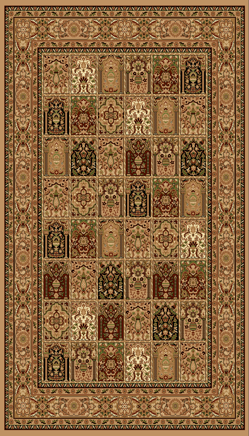 Persian Design 1 Million Point Heatset Monalisa A Area Rugs by Rug Factory Plus - Rug Factory Plus