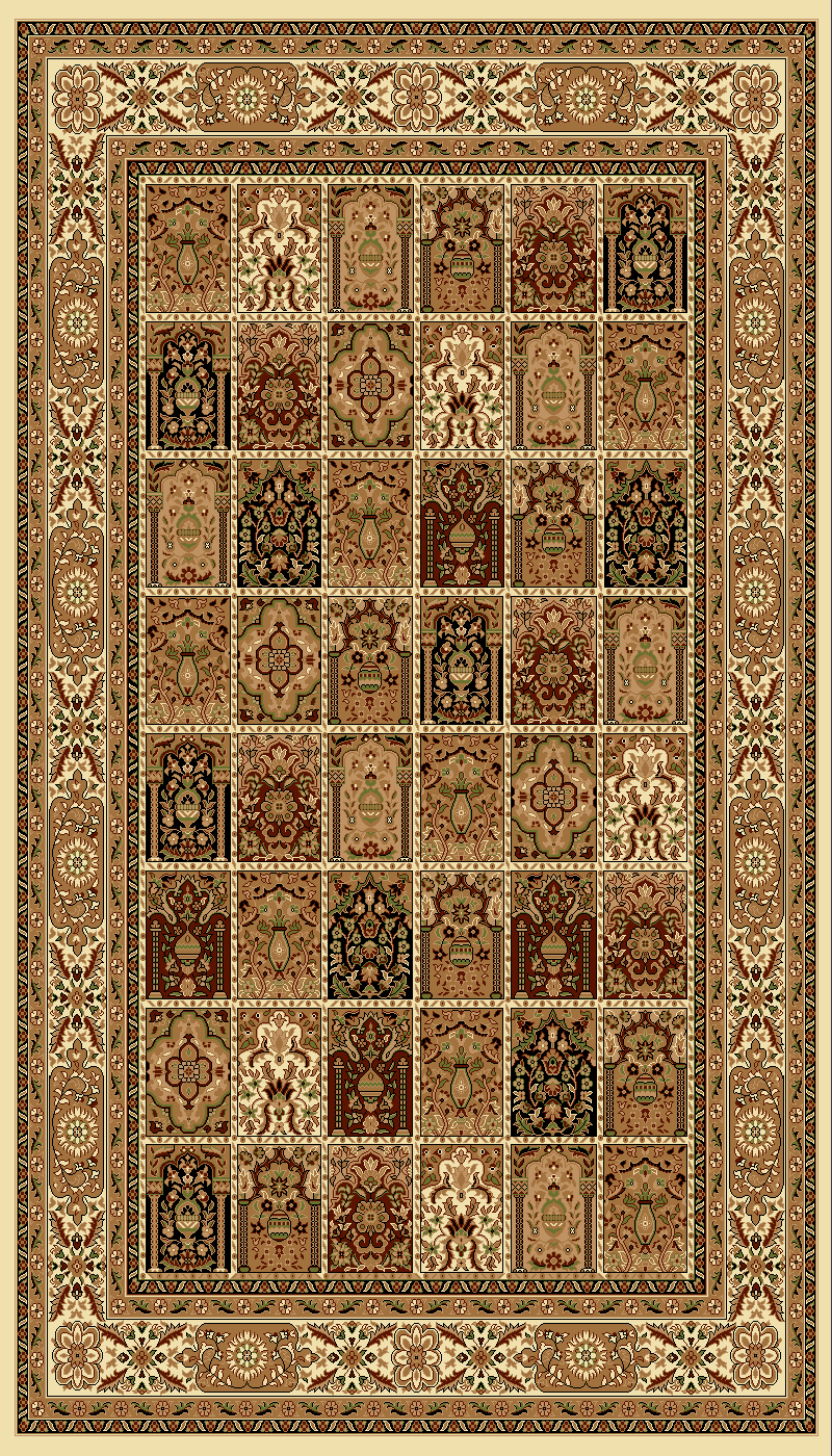 Persian Design 1 Million Point Heatset Monalisa A Area Rugs by Rug Factory Plus - Rug Factory Plus