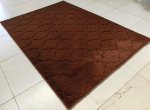 Soft Hand Carved Geometric Design Valentine Lantern Area Rug by Rug Factory Plus - Rug Factory Plus