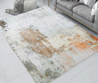 Vintage Style Soft Polyester Print on Design Elevate 240 Area Rug by Rug Factory Plus - Rug Factory Plus