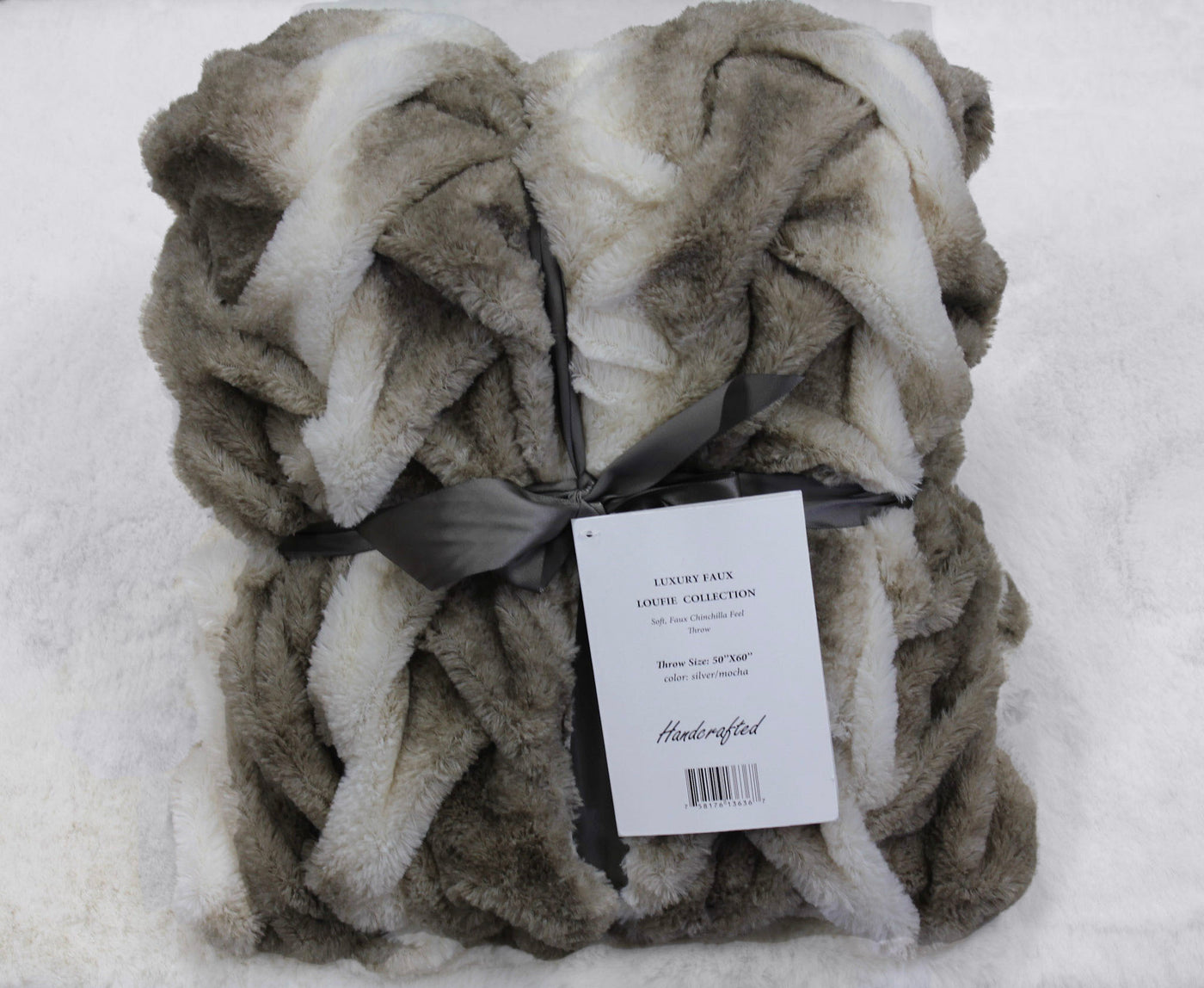 Soft Heavy Faux Fur Loufie Throw / Blanket by Rug Factory Plus