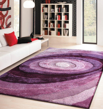 Luxurious Hand Carved Vibrant Living Shag 105 Area Rug by Rug Factory Plus - Rug Factory Plus