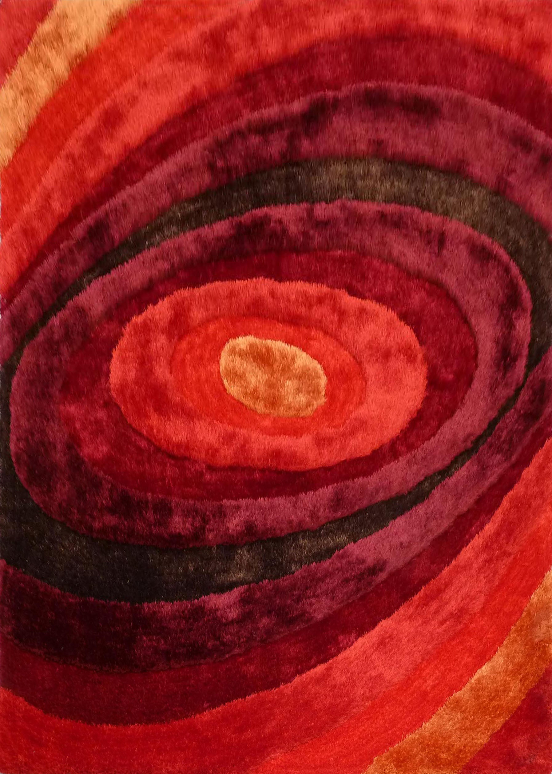 Soft Luxurious Hand Carved Vibrant Living Shag 105 Area Rugs