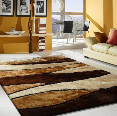 Luxurious Hand Carved Vibrant Living Shag 120 Area Rug by Rug Factory Plus - Rug Factory Plus