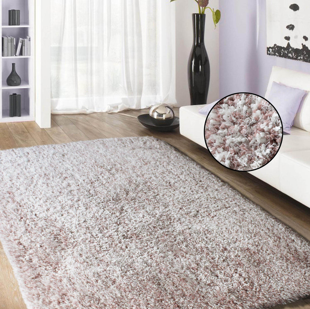 Hand Tufted Luxury Marble Shag Appx. 3" Pile Polyester Area Rug by Rug Factory Plus - Rug Factory Plus