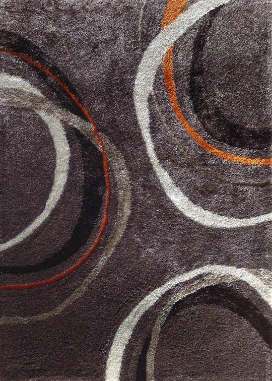 Vibrant Hand Tufted Modern Shag Lola 11 Area Rug by Rug Factory Plus