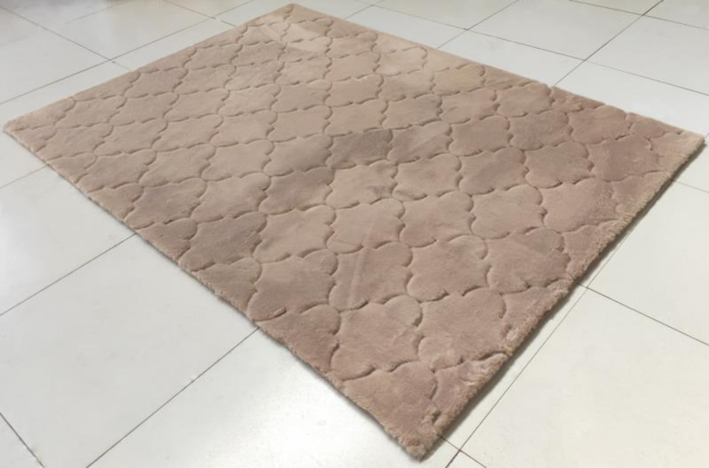 Soft Hand Carved Geometric Design Valentine Lantern Area Rug by Rug Factory Plus - Rug Factory Plus