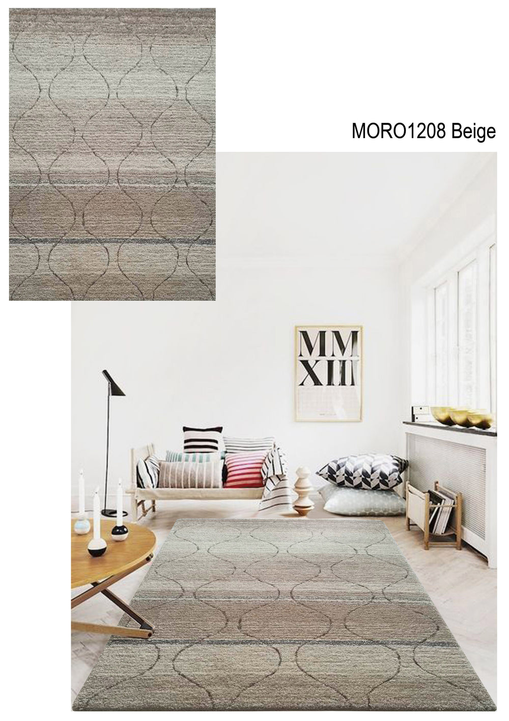 Velvet Soft Hand Tufted Modern Moro Shag 1208 Area Rug by Rug Factory Plus - Rug Factory Plus