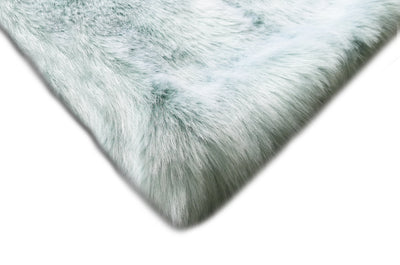 7TH Ray Dip Dye Modern Faux Fur Area Rug by Rug Factory Plus - Rug Factory Plus
