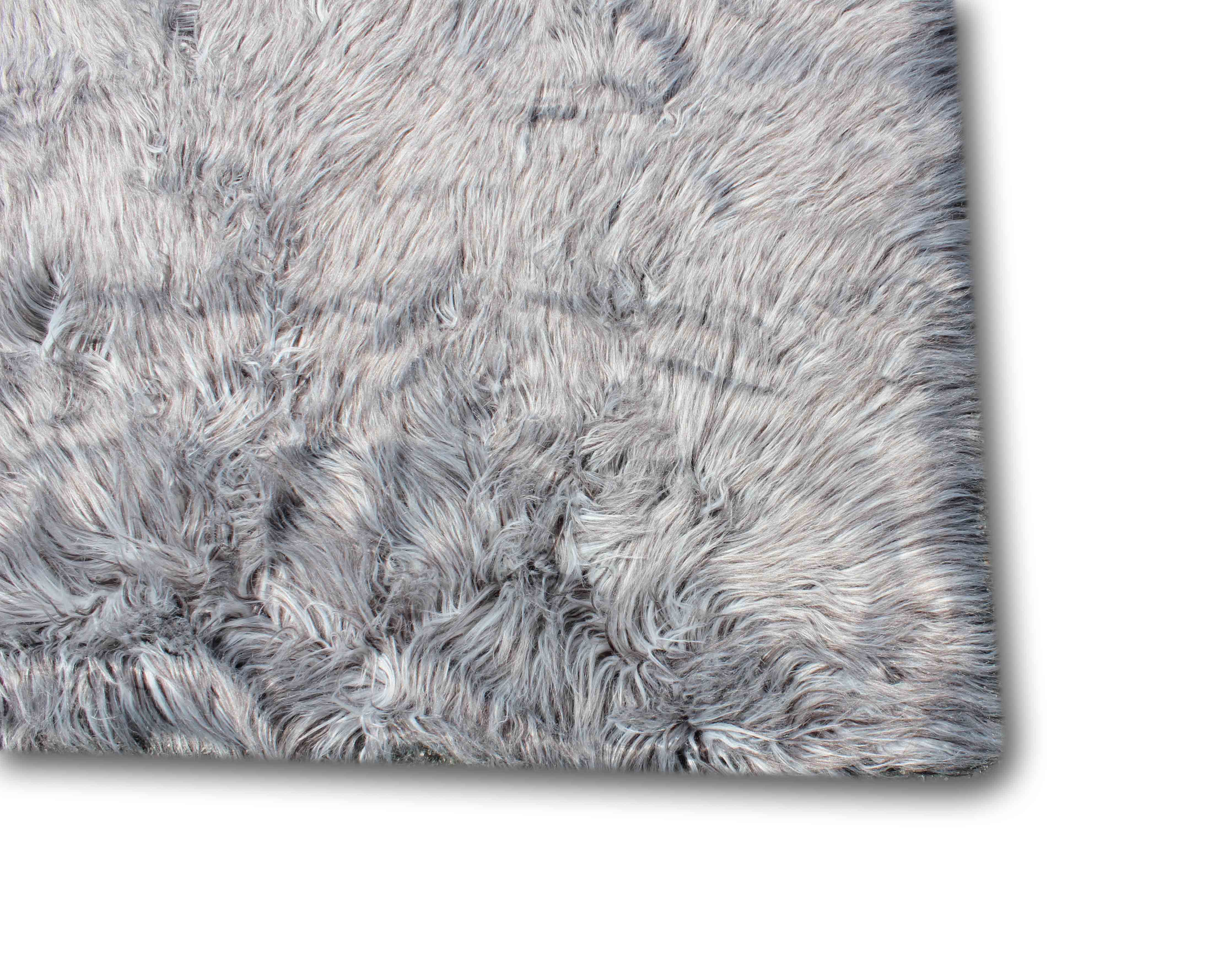 Modern Fox Faux Fur Luxury Area Rug 3