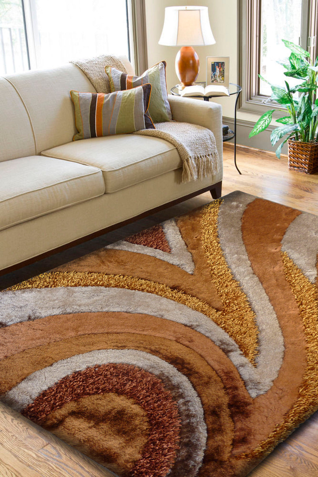 Hand Tufted Multi-textural Designer Shag S.V.D. 26 Area Rug by Rug Factory Plus - Rug Factory Plus