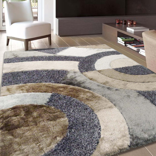 Hand Tufted Multi-textural Designer Shag S.V.D. 27 Area Rug by Rug Factory Plus - Rug Factory Plus