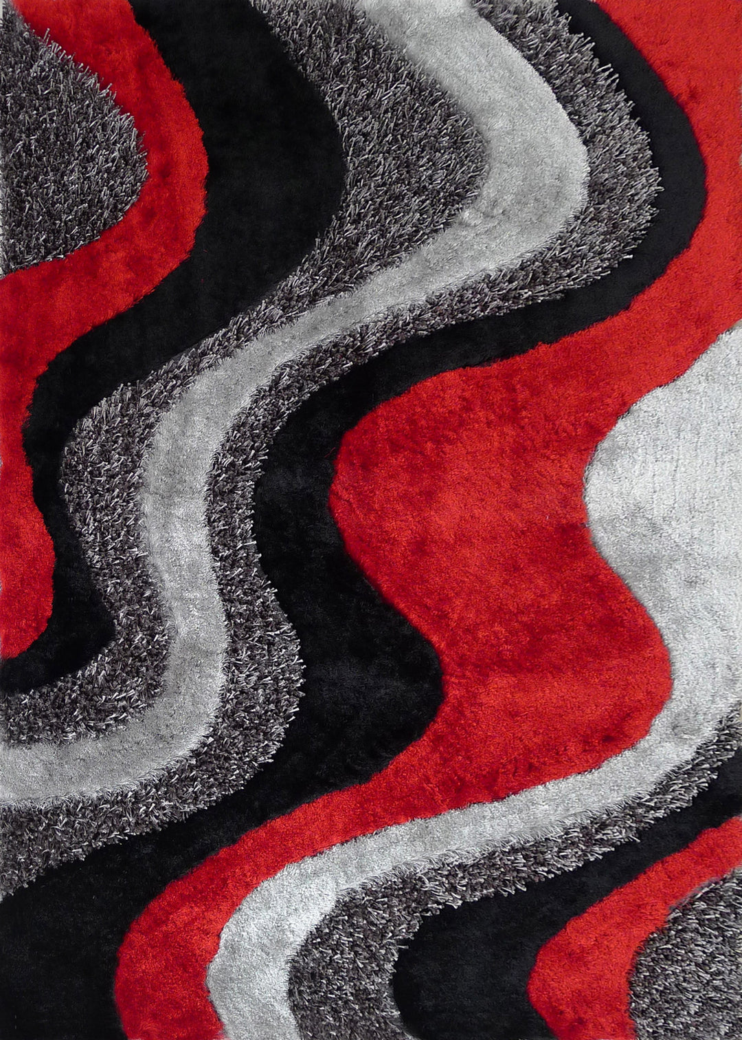 Hand Tufted Multi-textural Designer Shag S.V.D. 29 Area Rug by Rug Factory Plus - Rug Factory Plus