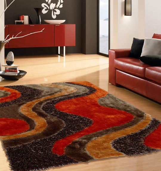 Hand Tufted Multi-textural Designer Shag S.V.D. 29 Area Rug by Rug Factory Plus - Rug Factory Plus