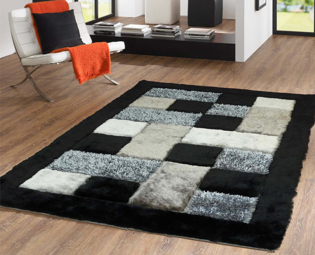 Hand Tufted Multi-textural Designer Shag S.V.D. 30 Area Rug by Rug Factory Plus - Rug Factory Plus