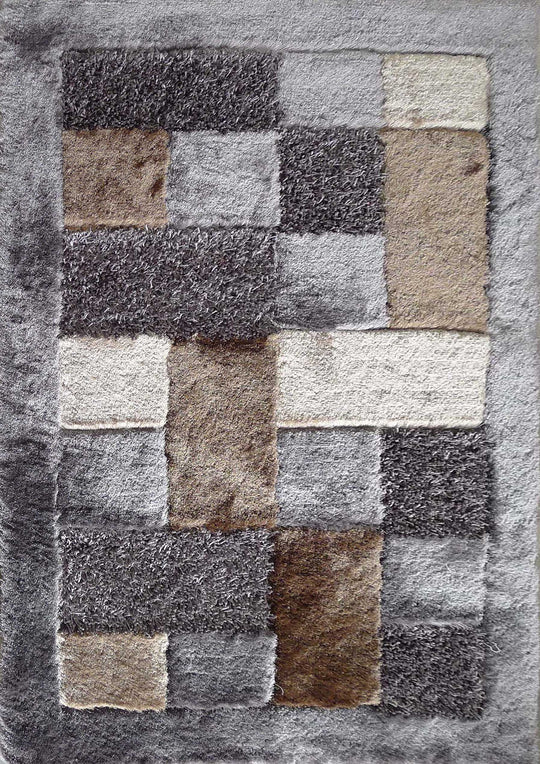 Hand Tufted Multi-textural Designer Shag S.V.D. 30 Area Rug by Rug Factory Plus - Rug Factory Plus