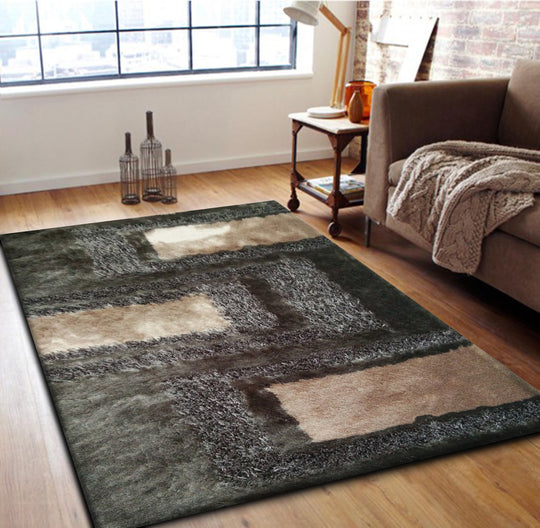 Hand Tufted Multi-textural Designer Shag S.V.D. 35 Area Rug by Rug Factory Plus - Rug Factory Plus