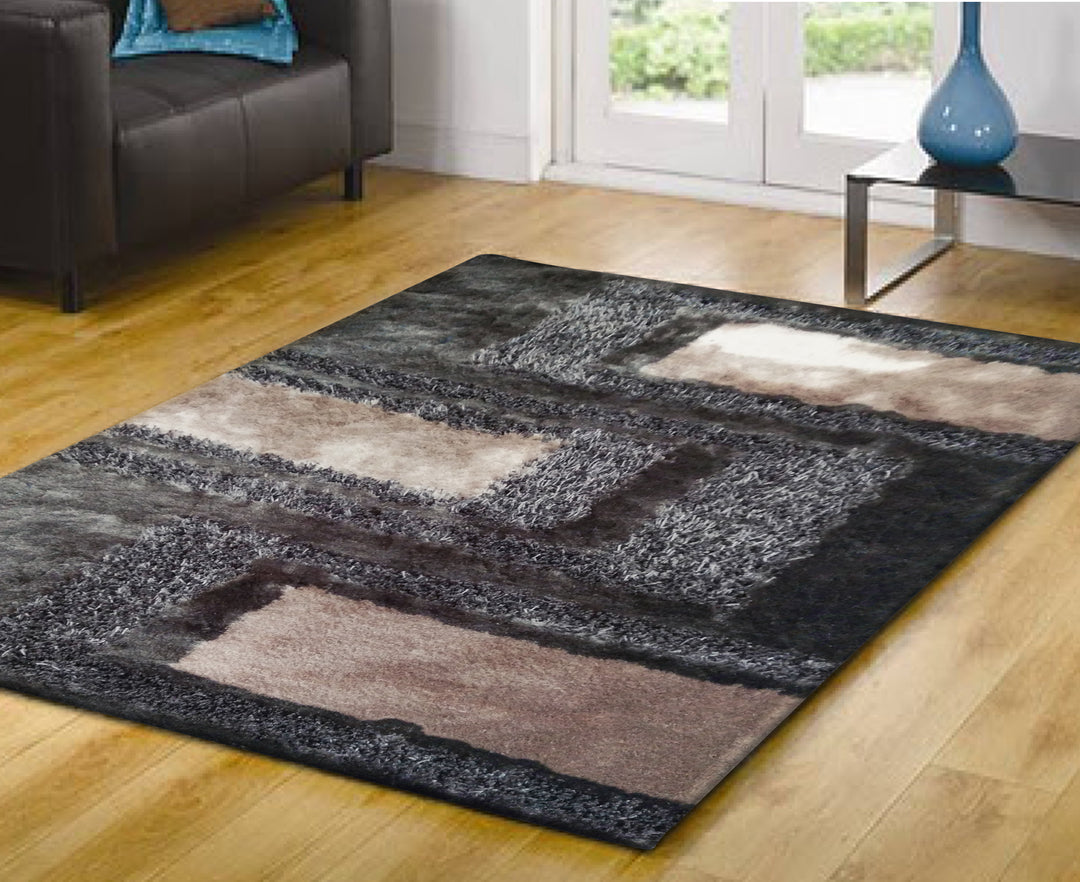 Hand Tufted Multi-textural Designer Shag S.V.D. 35 Area Rug by Rug Factory Plus - Rug Factory Plus