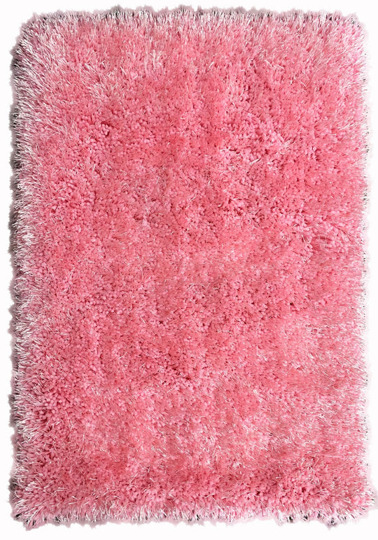 Shaggy Viscose Solid Pink