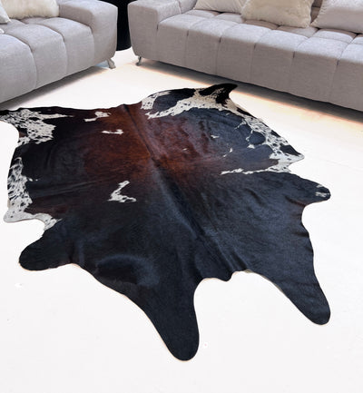 Real Leather Cowhide Cow9 by Rug Factory Plus