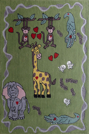 Soft Hand Carved Kids Zoomania Happy Life Area Rug by Rug Factory Plus - Rug Factory Plus