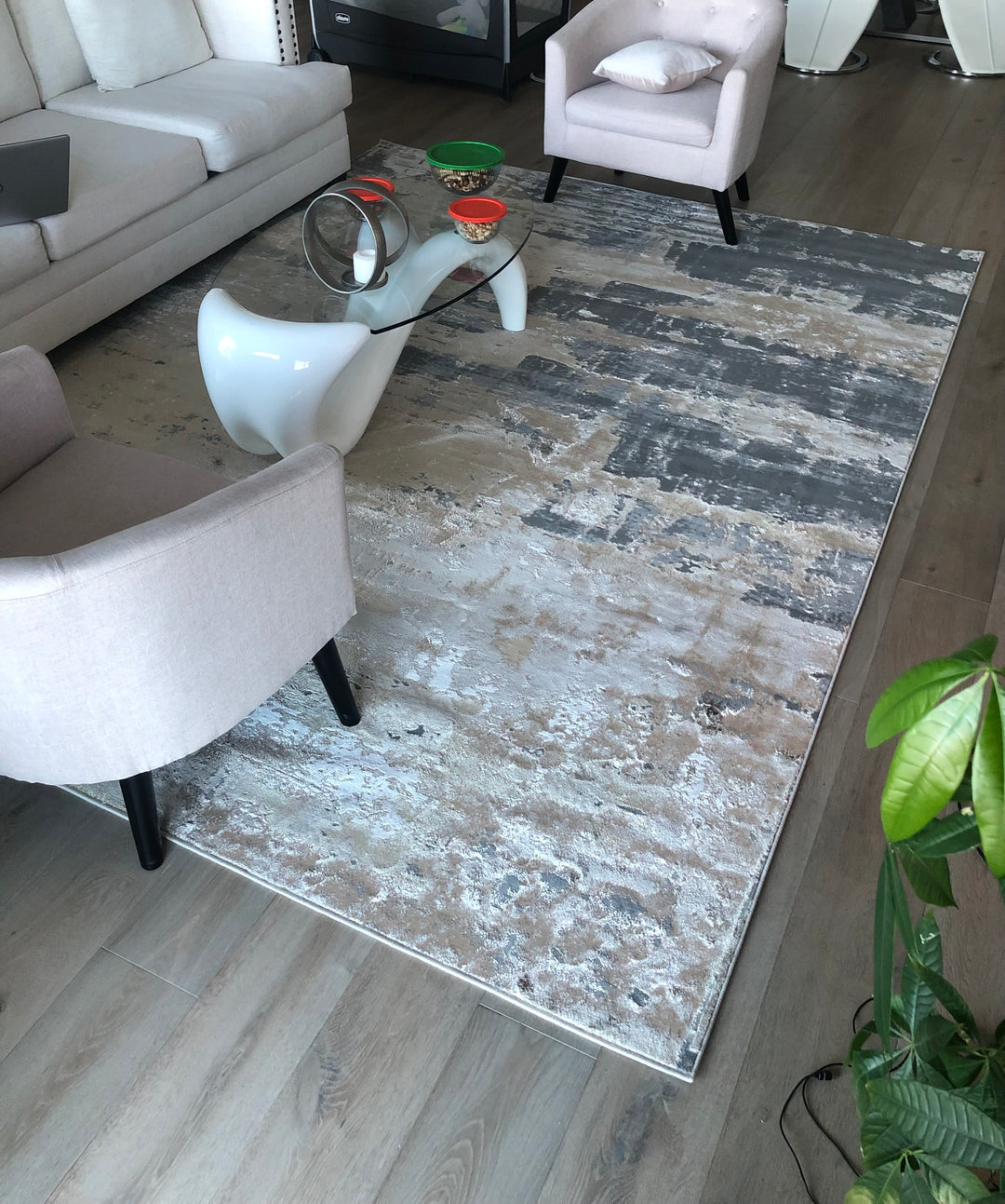 Max185 Rug Maximus 185 Beige/Gold Viscose – Rug Factory Plus
