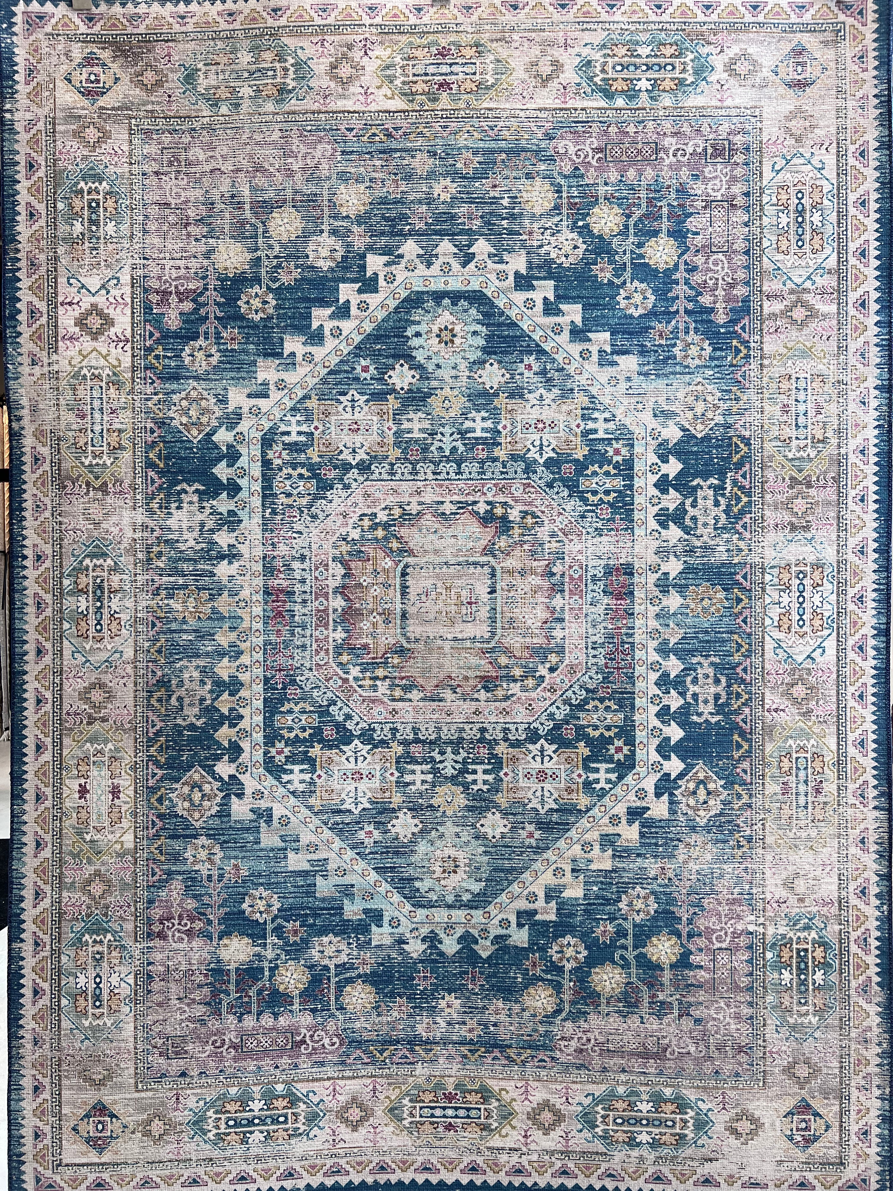 Vintage Style Print on Design Elevate 230 Area Rug by Rug Factory Plus