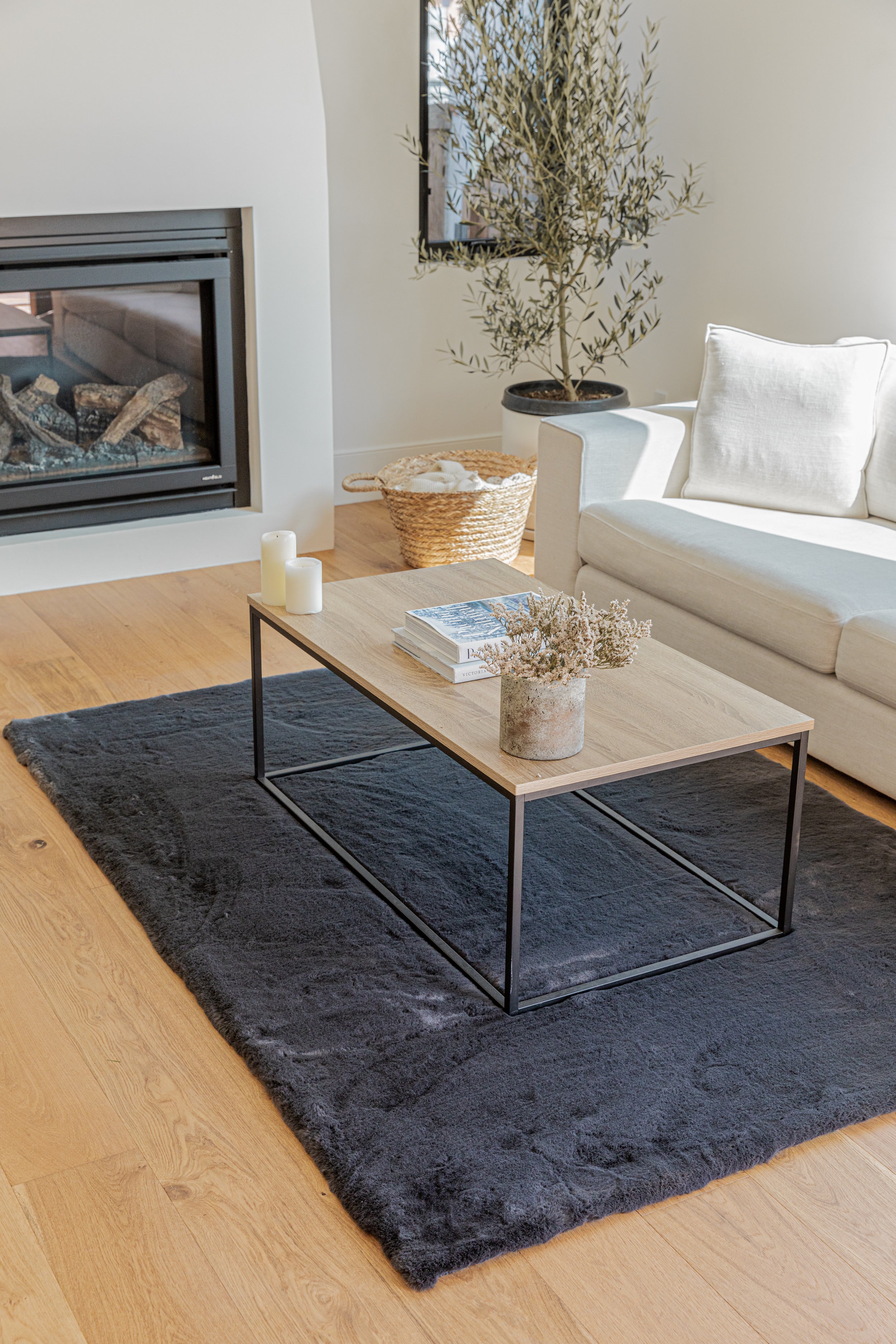 Fur area rug hotsell