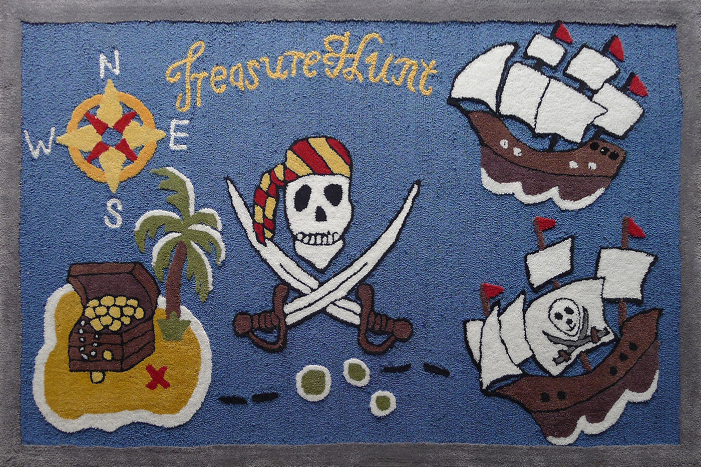 Soft Hand Carved Kids Zoomania Treasure Hunt Area Rug by Rug Factory Plus - Rug Factory Plus