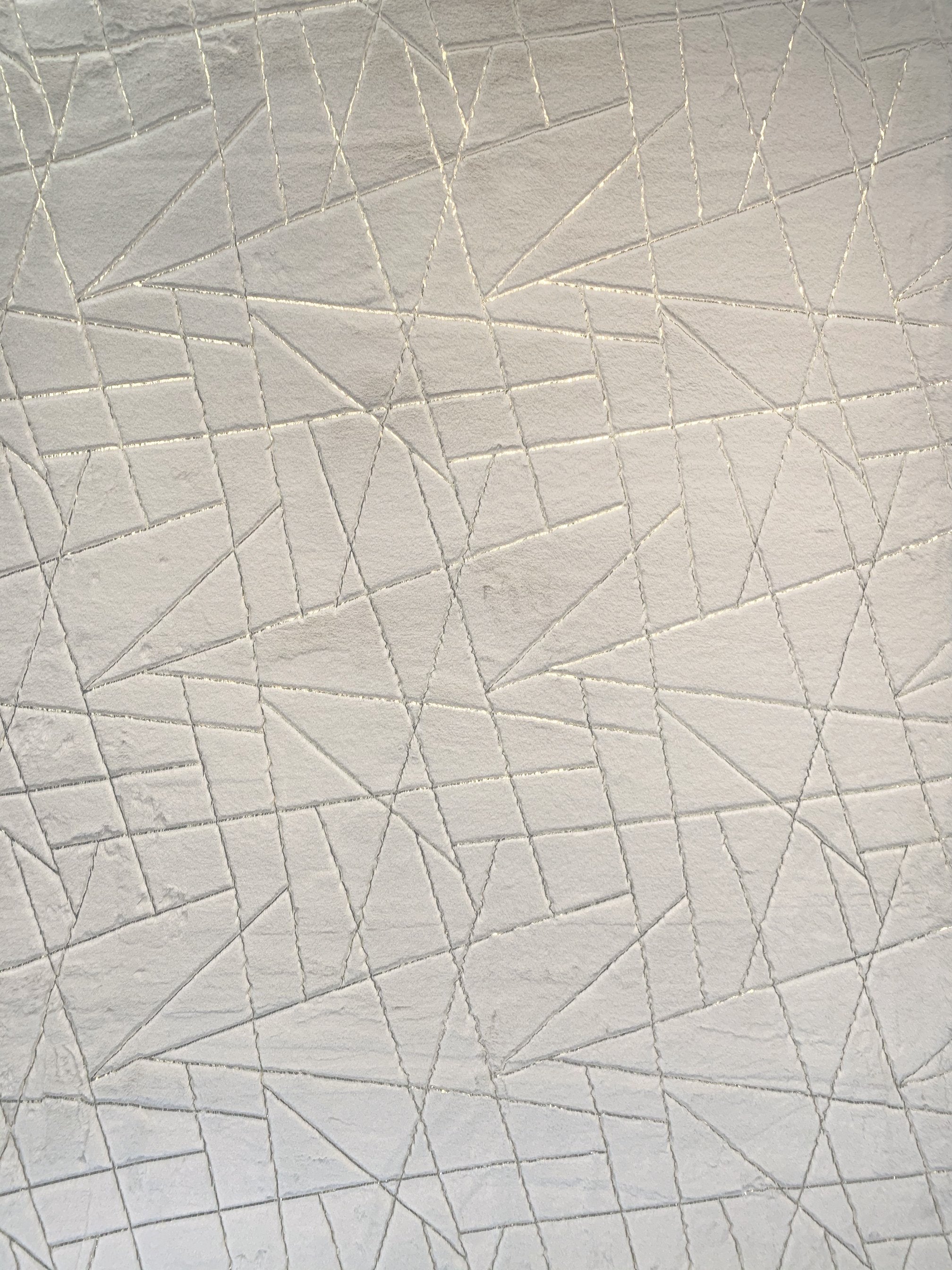 White Rug Line Metallic Area Rug White Lines – Rug Factory Plus